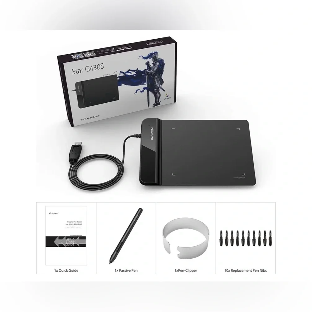 NEW! XP-PEN Drawing Tablet (Star G430S)